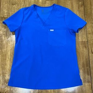 Figs Catarina Small Royal Blue Top